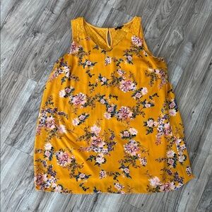 As U Wish Yellow Floral Dress